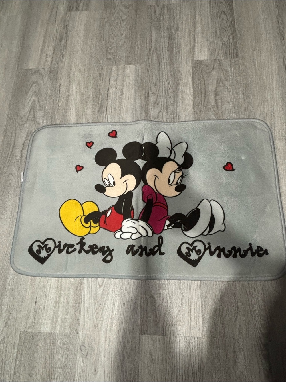 Disney Mickey and Minnie Mouse Mat